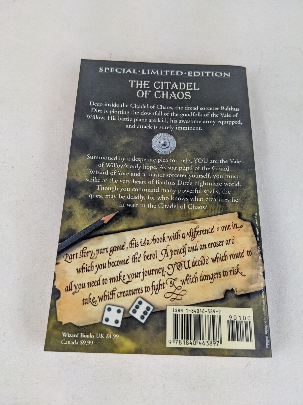 Citadel of chaos by Steve Jackson 2002 Special Limited Edition Fighting Fantasy