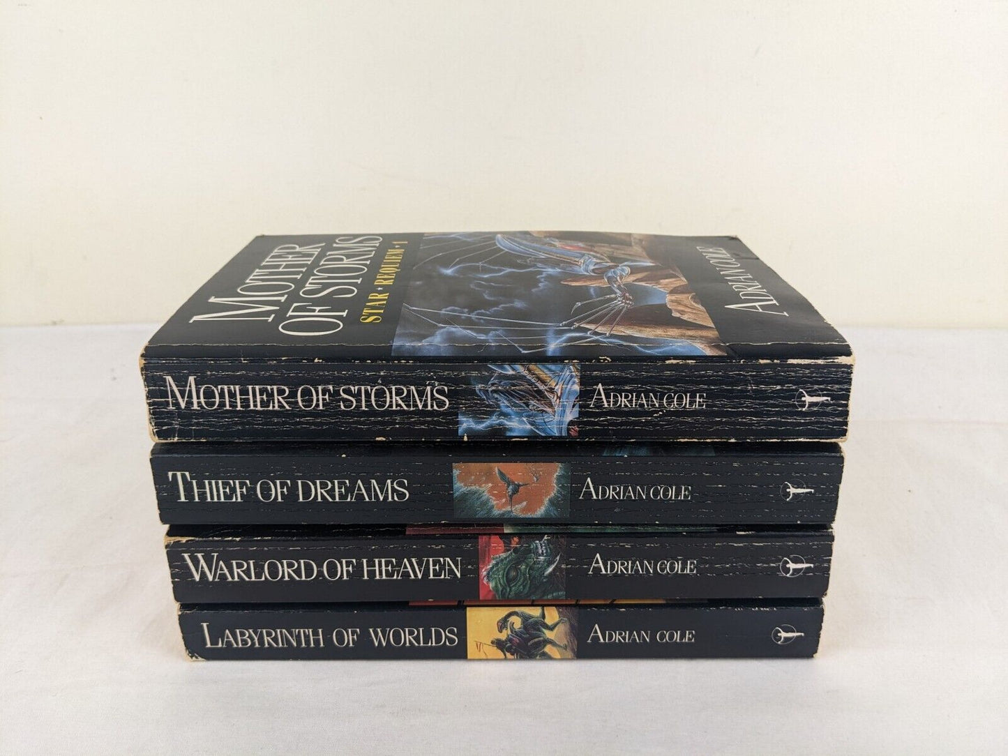 Star Requiem series complete by Adrian Cole -Storms, dreams, heaven, worlds 1989