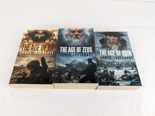 The age of Ra, Zeus & Odin by James Lovegrove 2009 Pantheon series