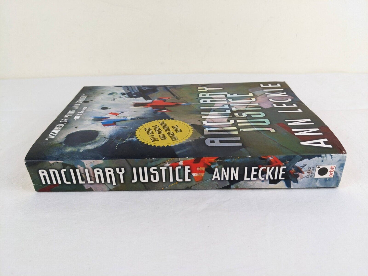 Ancillary justice by Ann Leckie First Edition 2013 paperback