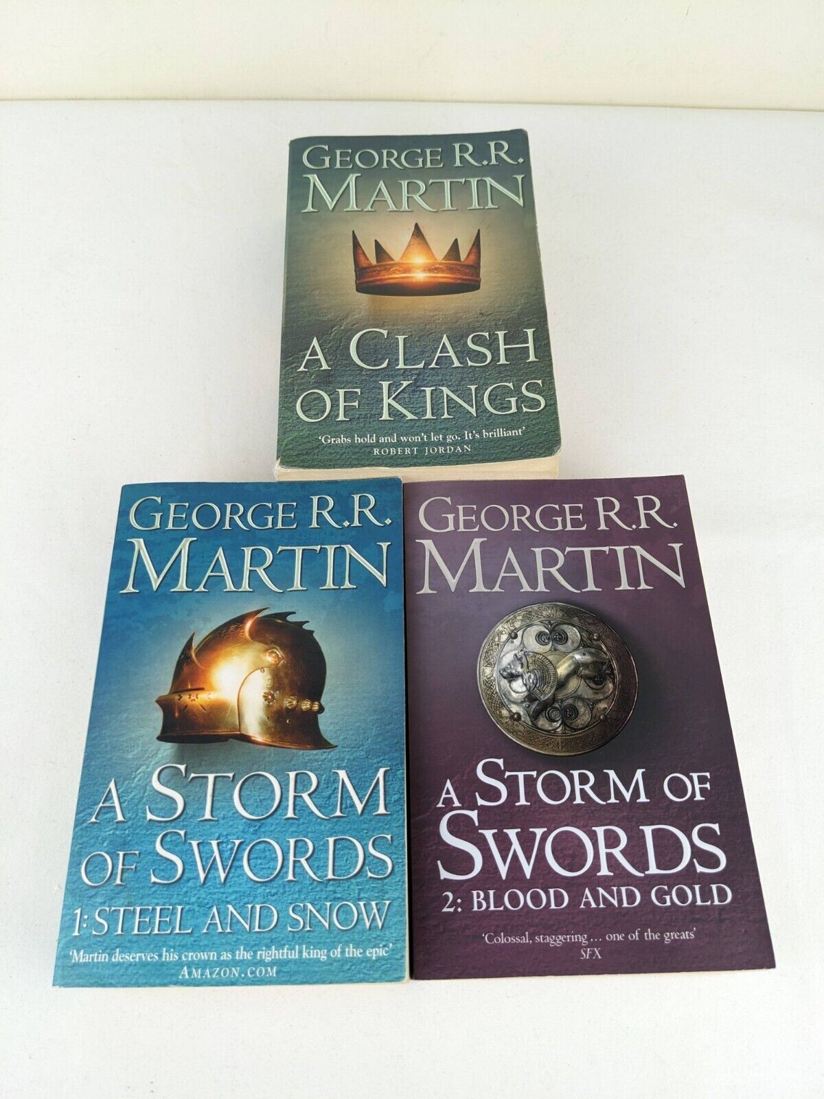 A Clash of Kings & A storm of swords by George R.R. Martin 2003 Ice & Fire