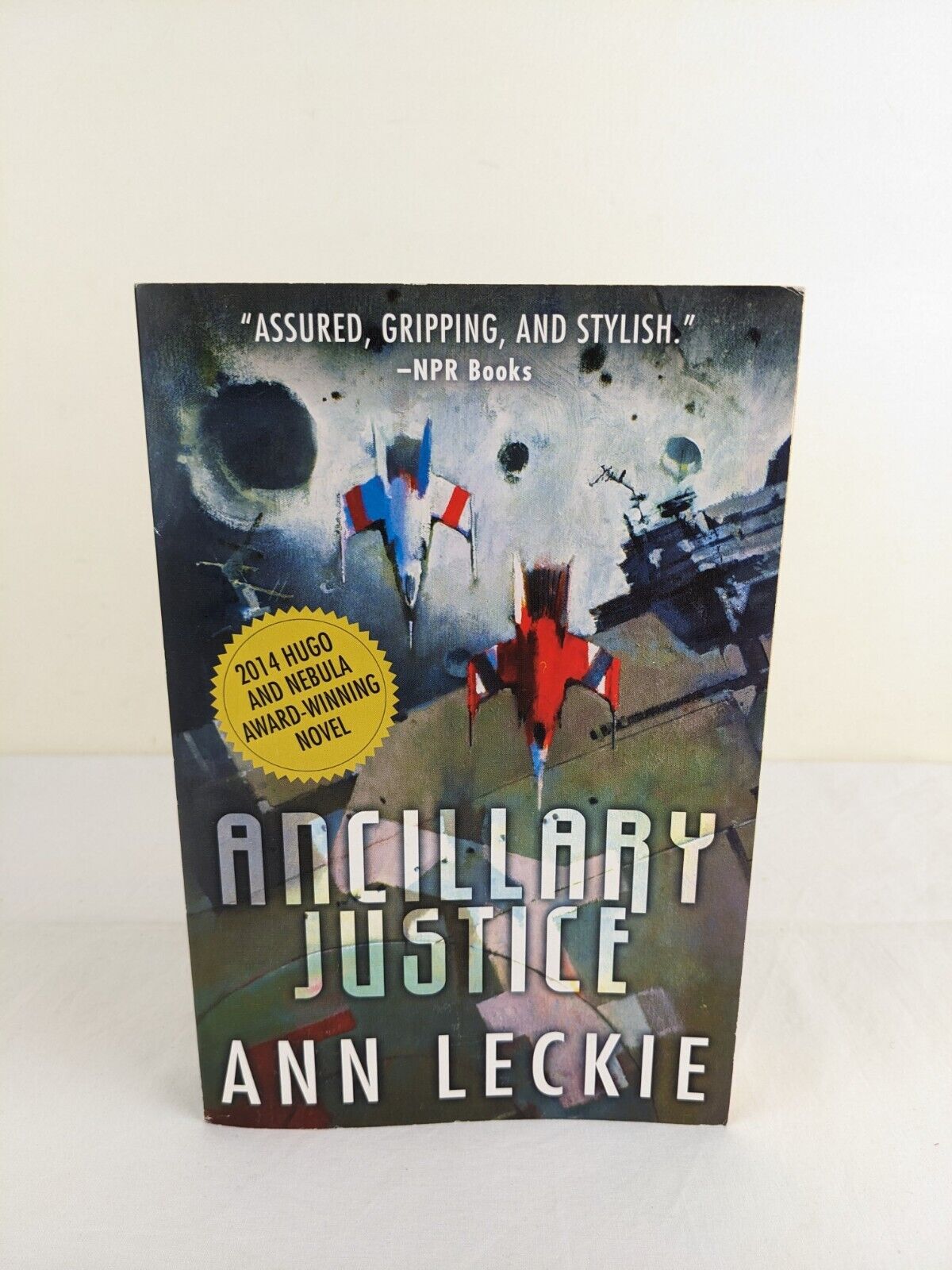 Ancillary justice by Ann Leckie First Edition 2013 paperback