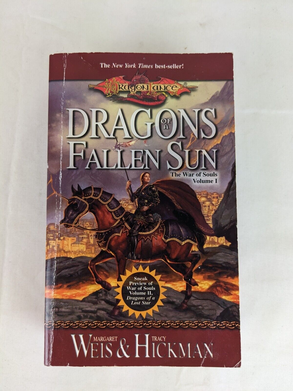 Dragonlance war of souls: Dragons of a fallen sun by Weis & Hickman 2001