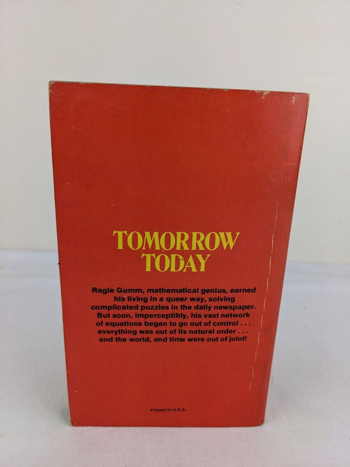 Time out of joint by Philip K. Dick 1959 Belmont Tower books Printing