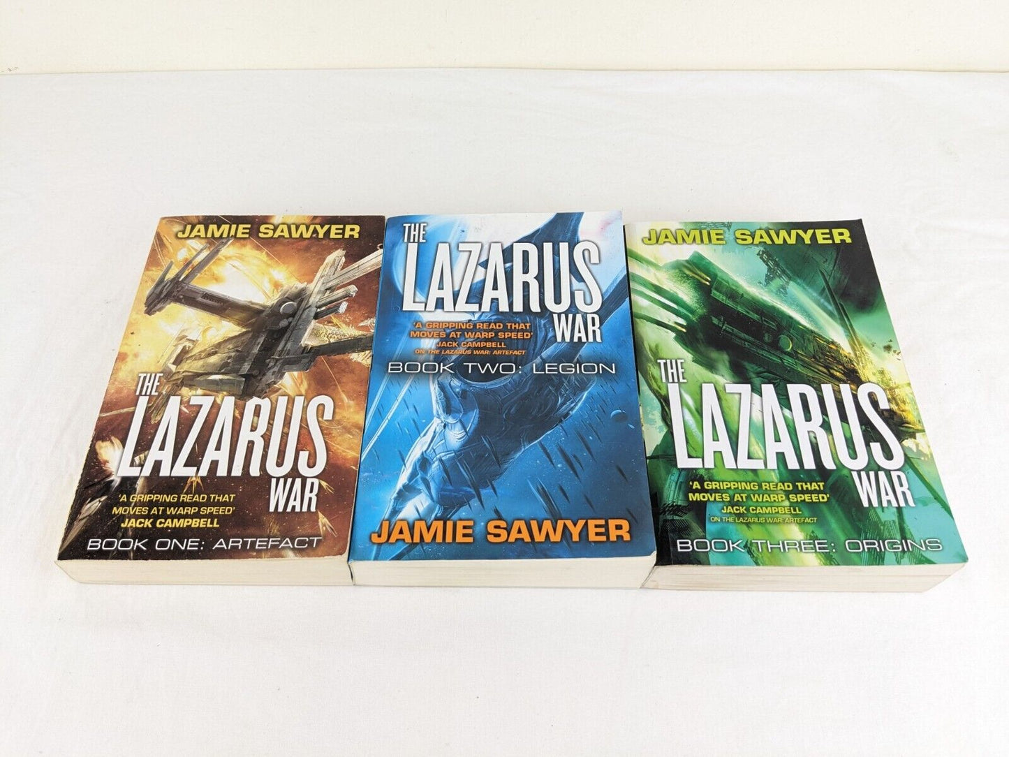 The Lazarus war by Jamie Sawyer 2015 Artefact, Legion, Origins