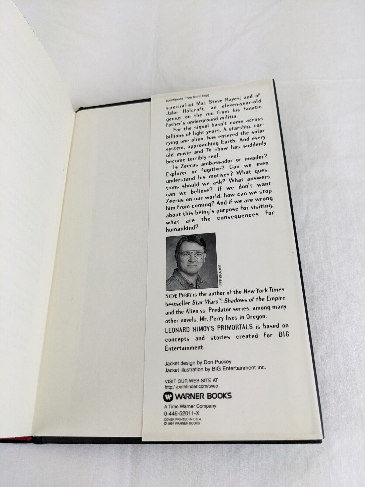 Primortals: Target Earth By Steve Perry 1997 US First Edition Hardcover