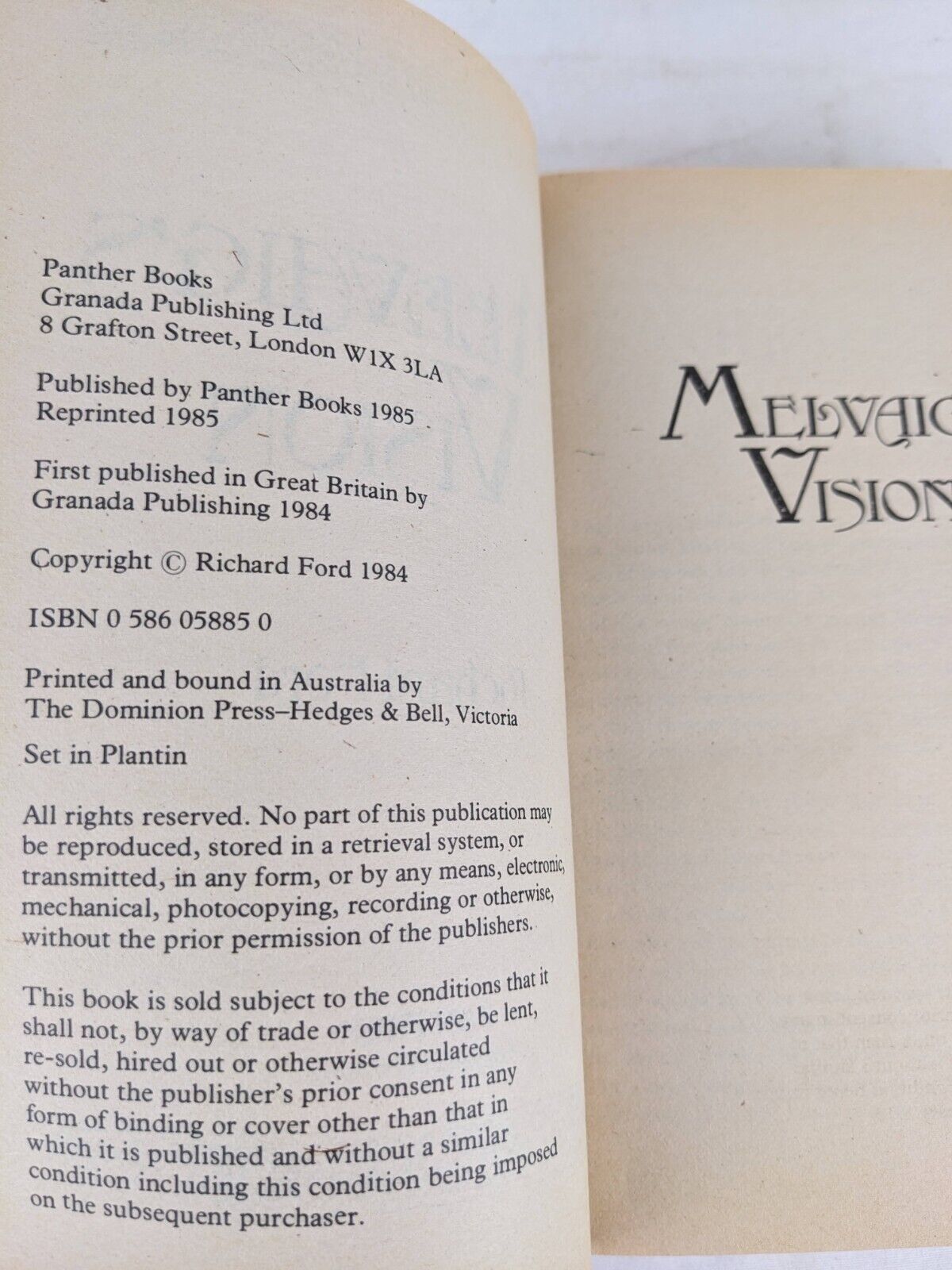 Melvaig's Vision by Richard Ford 1985