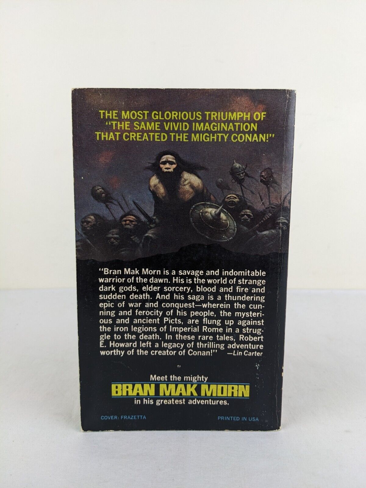 Bran Mak Morn by Robert E. Howard 1969 First Printing Dell Frazetta Art