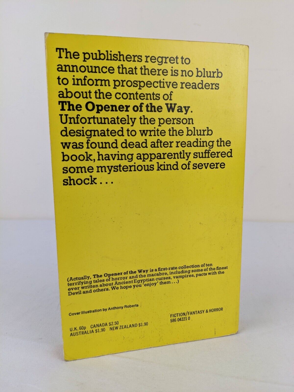 The opener of the way by Robert Bloch 1976