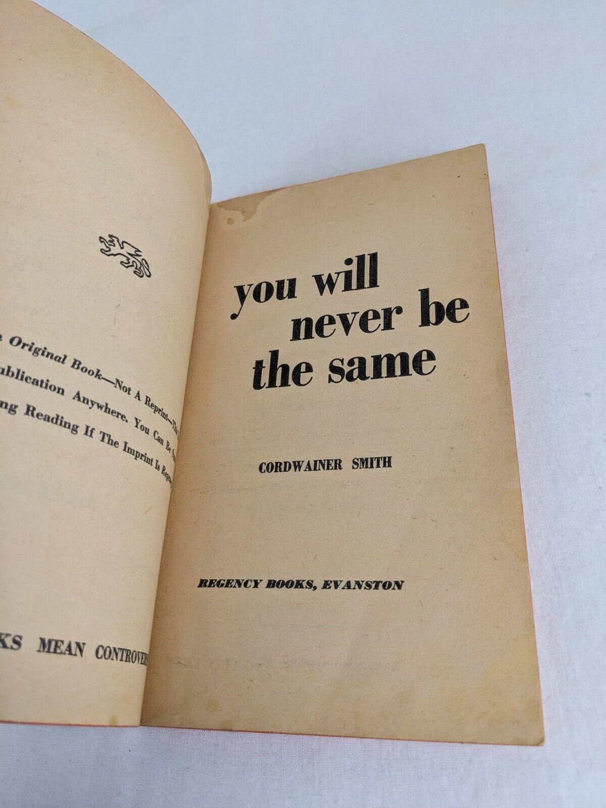 You will never be the same by Cordwainer Smith 1963