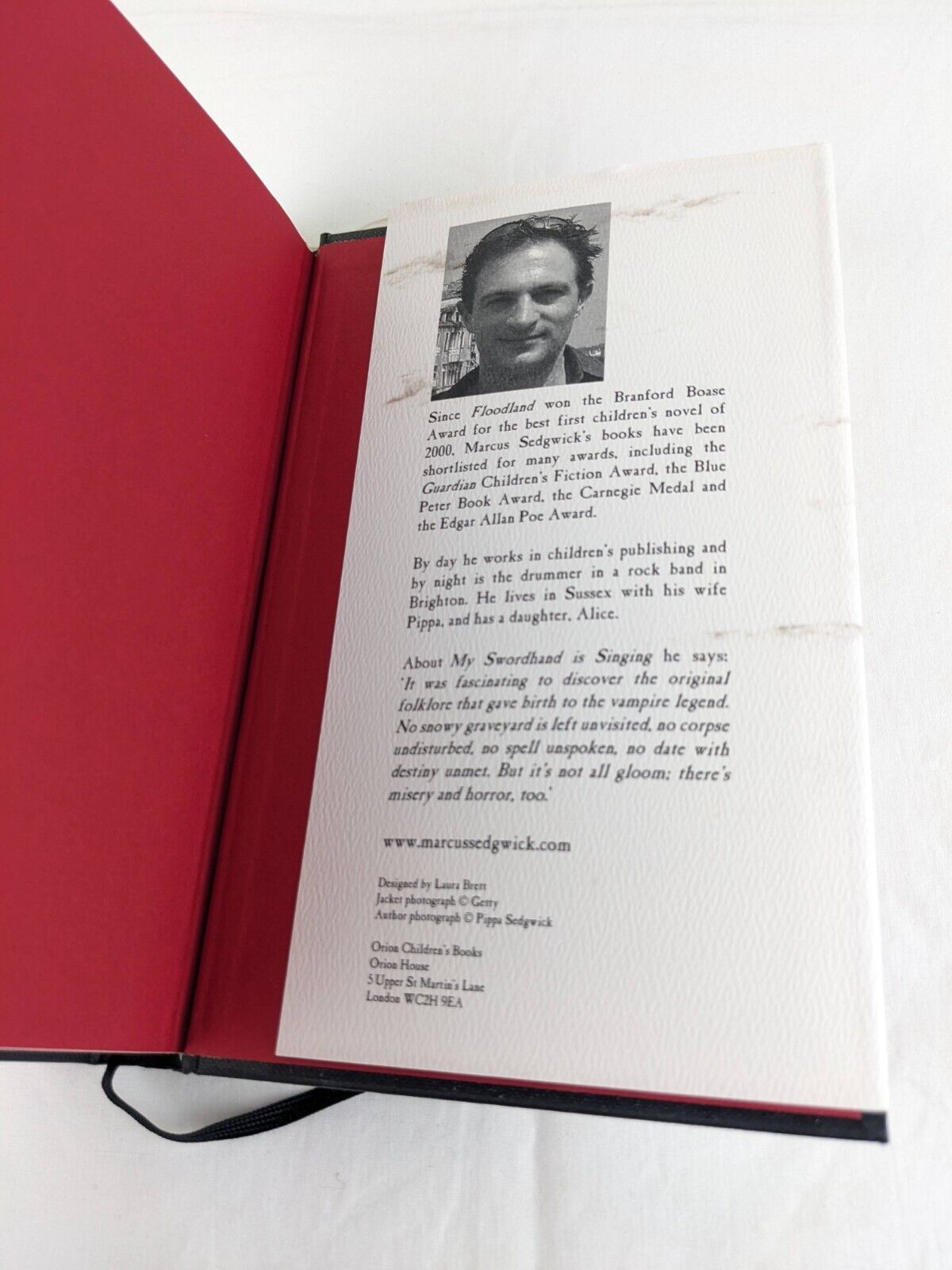 My swordhand is singing by Marcus Sedgwick 2006 Hardcover