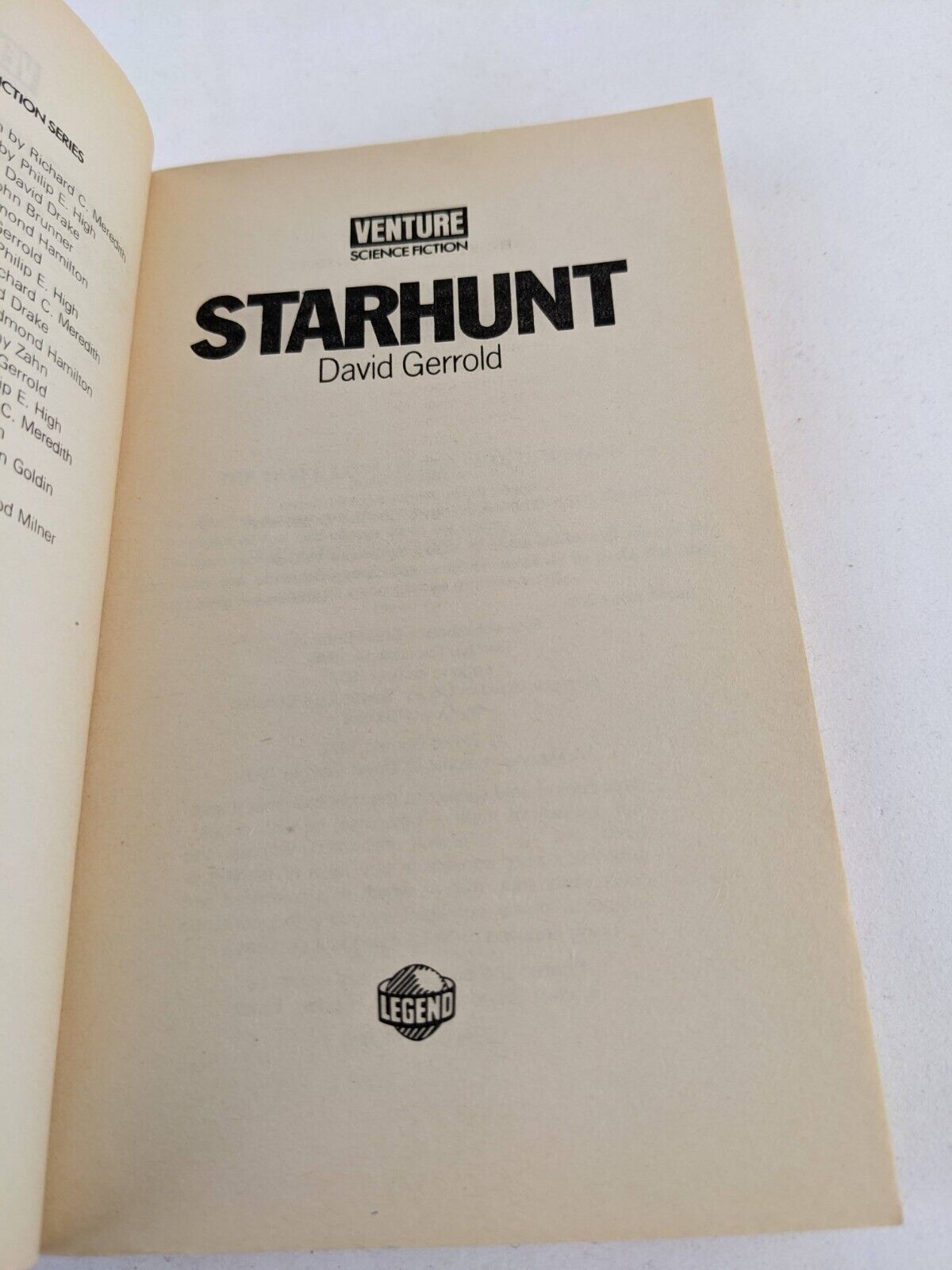 Venture SF 4, 6, 16, 25 Interstellar, Starhunt, Gods, Rogue Powers John Brunner