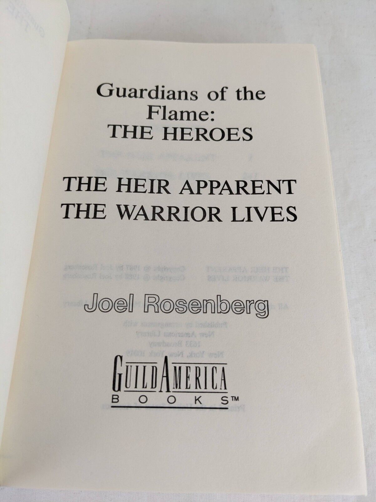 Guardians of the flame: The heroes by Joel Rosenberg 1988 Hardcover