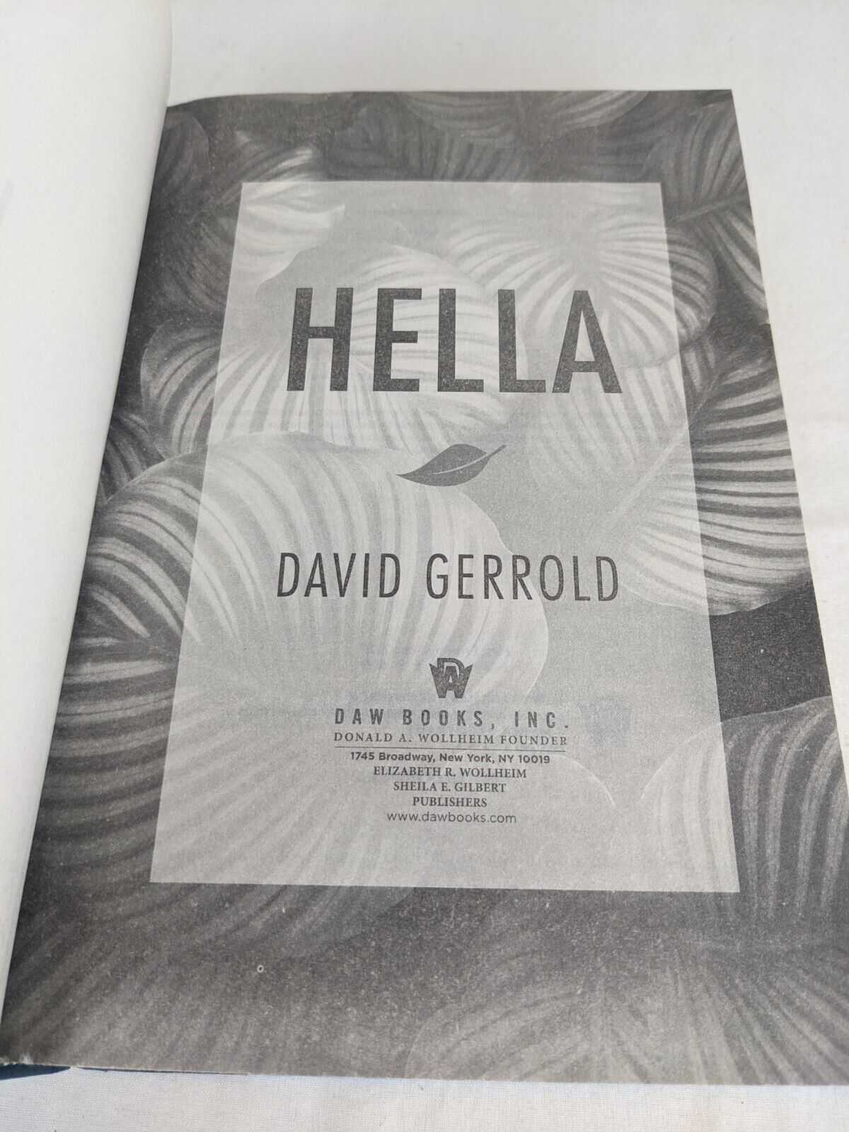 Hella by David Gerrold 2020 Hardcover US First Edition