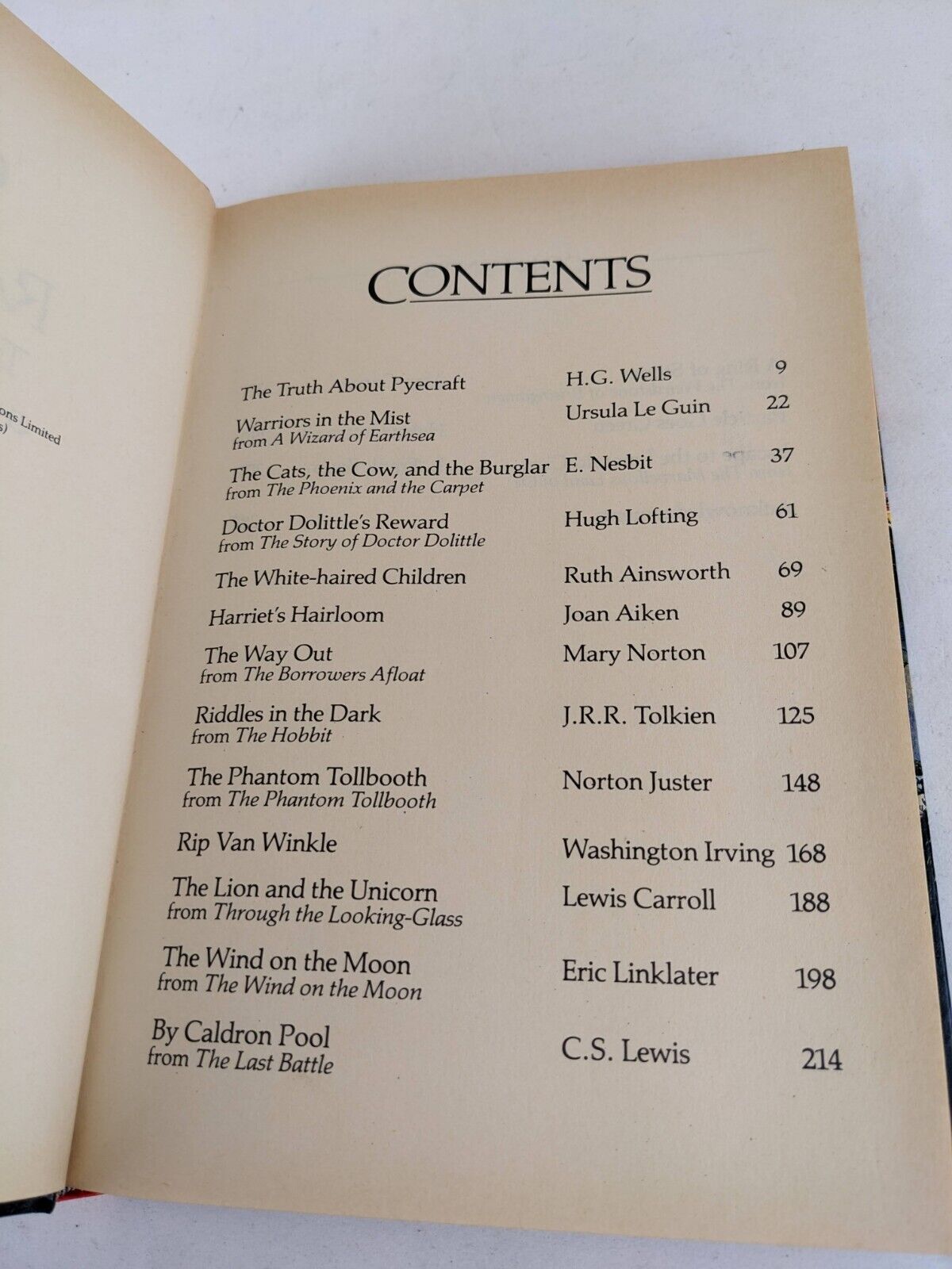 Over the Rainbow - Tales of Fantasy & Imagination Pictorial Board 1983 Hardcover