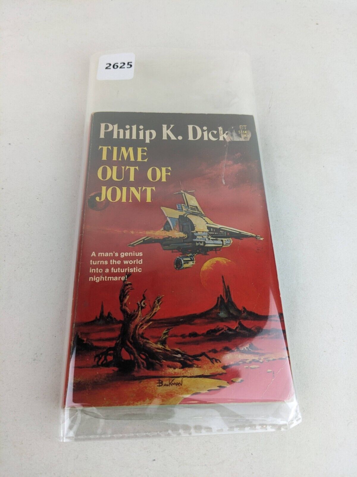 Time out of joint by Philip K. Dick 1959 Belmont Tower books Printing