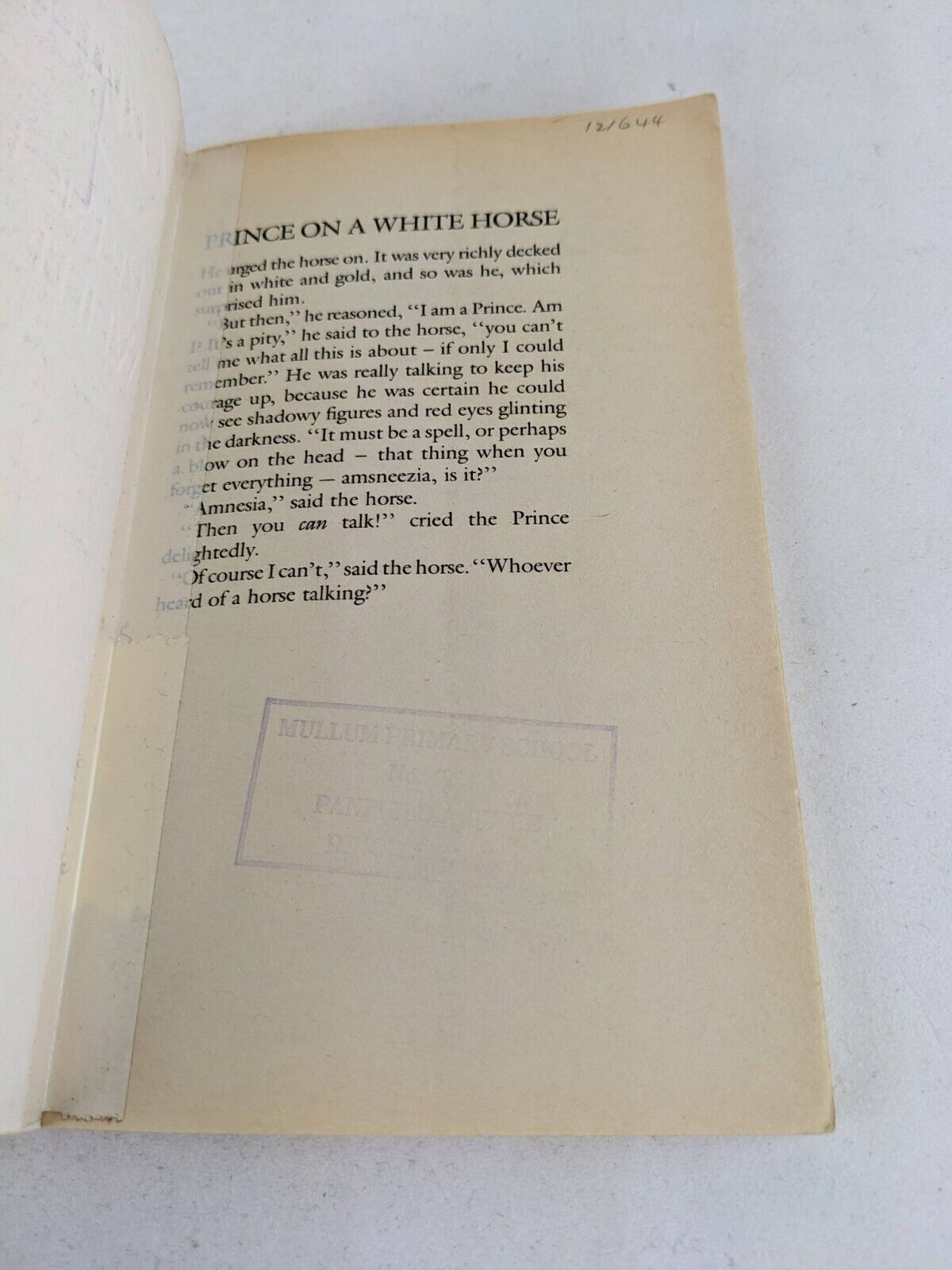 Prince on a white horse by Tanith Lee 1989