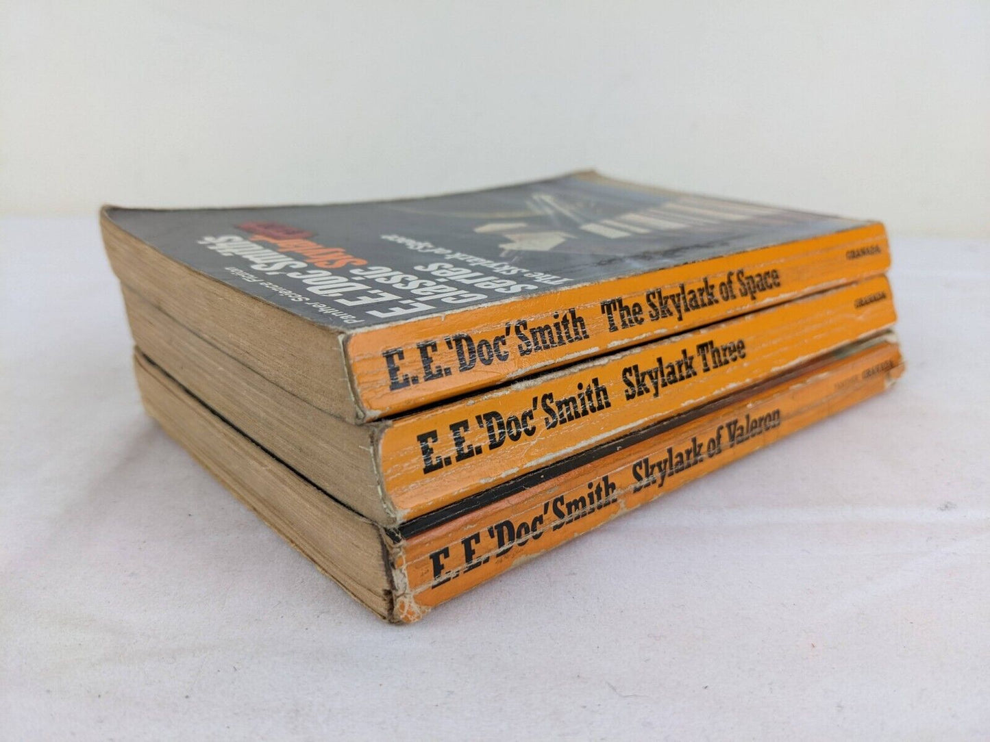 Skylark series by E.E. Doc Smith - space, three & Valeron 1980