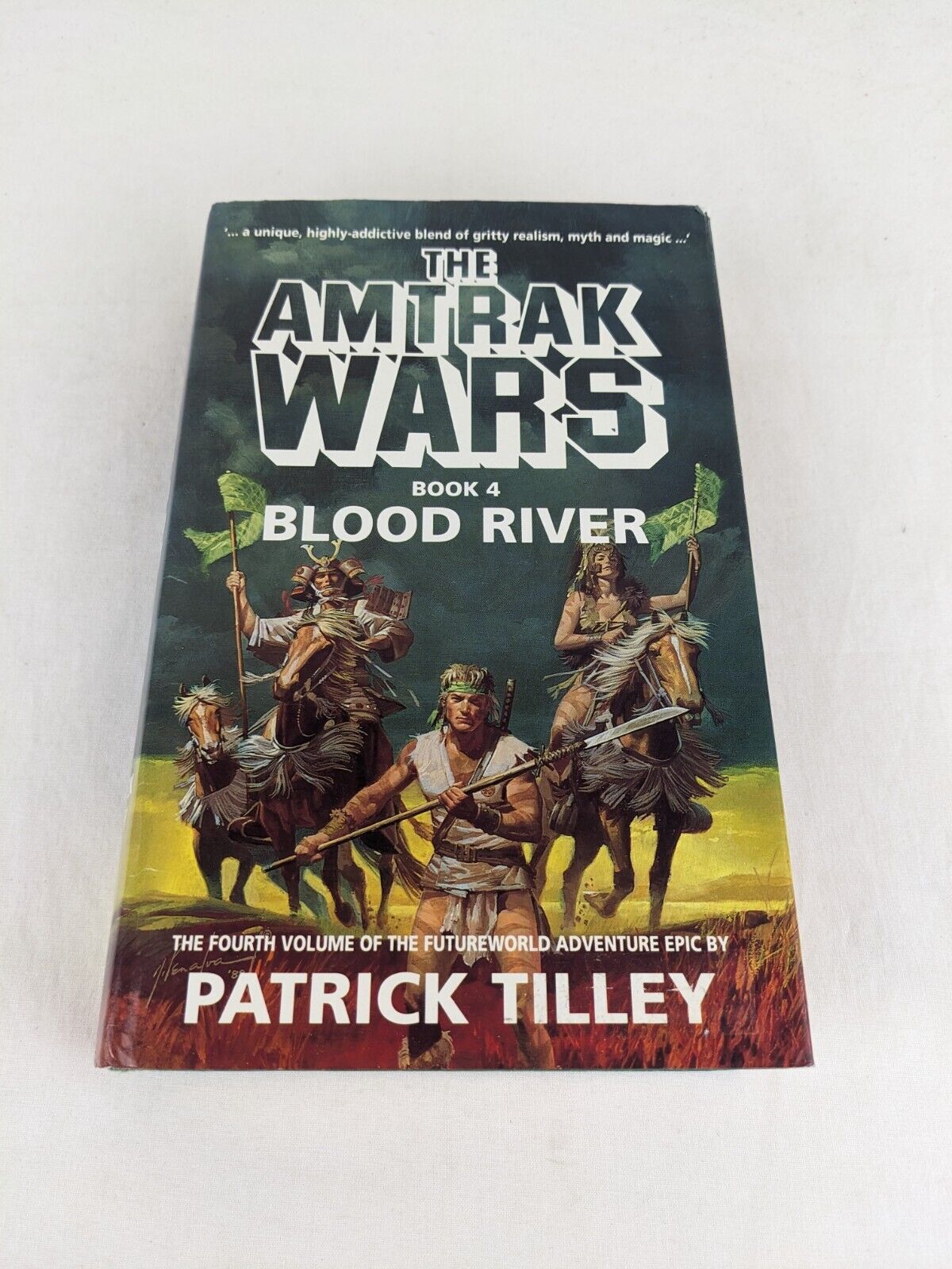 Blood river by Patrick Tilley 1992 Hardcover Amtrak Wars