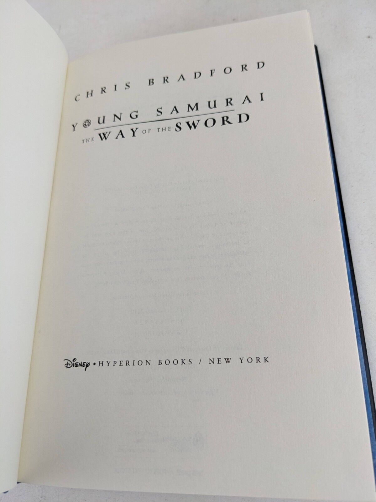 Young Samurai: way of the sword by Chris Bradford 2010 First Edition Hardcover