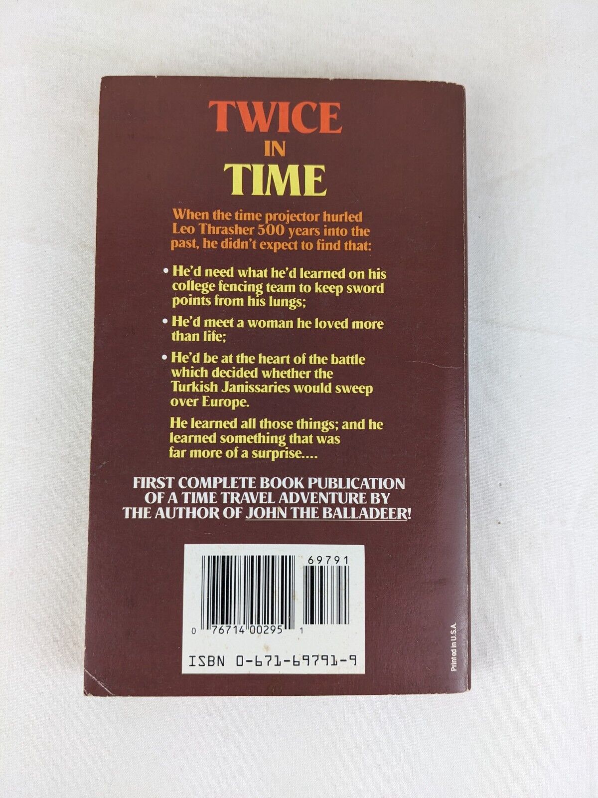 Twice in time by Manly Wade Wellman 1988