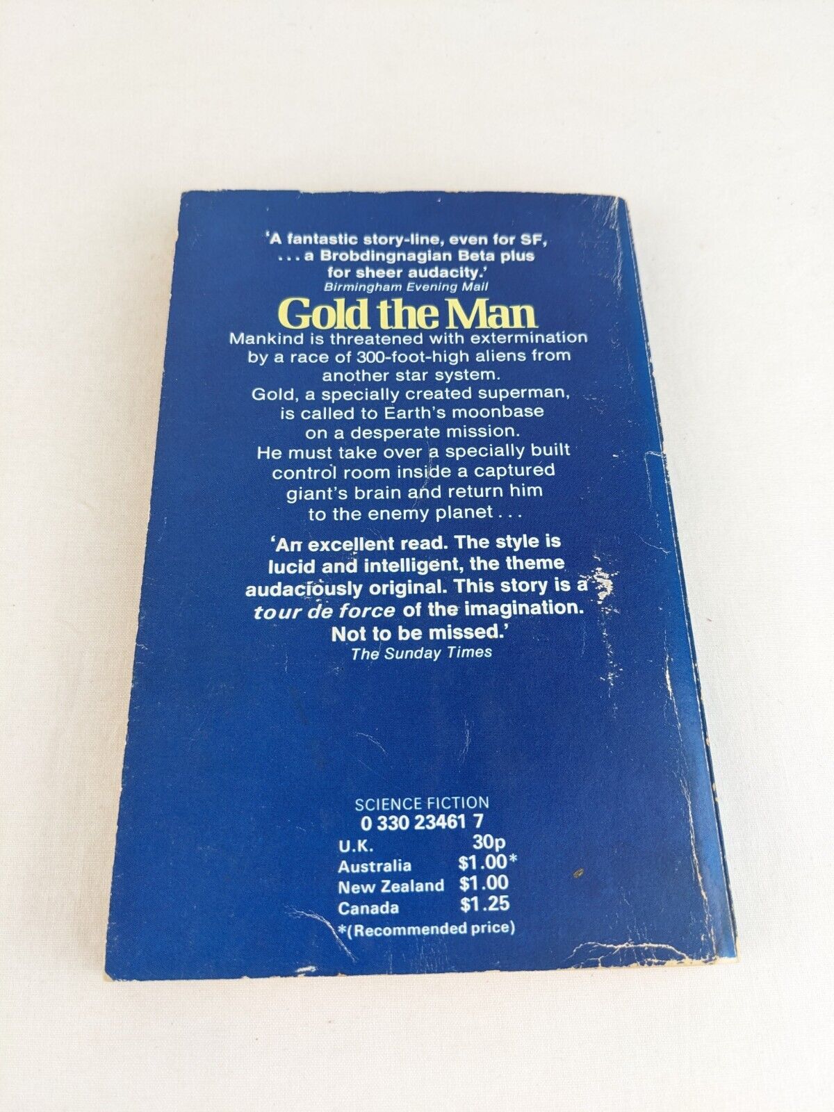 Gold the man by Joseph Green 1973 Pan Science Fiction