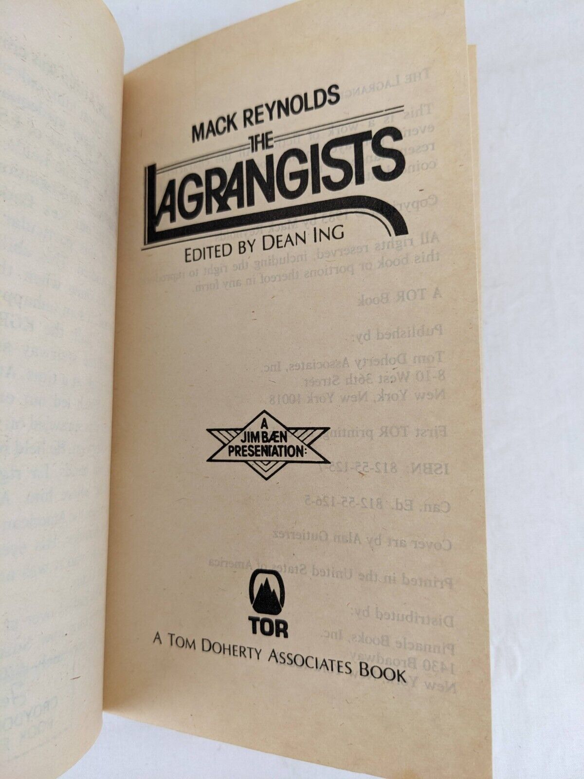 Lagrange five & The Lagrangists by Mack Reynolds 1979 Lagrange Series