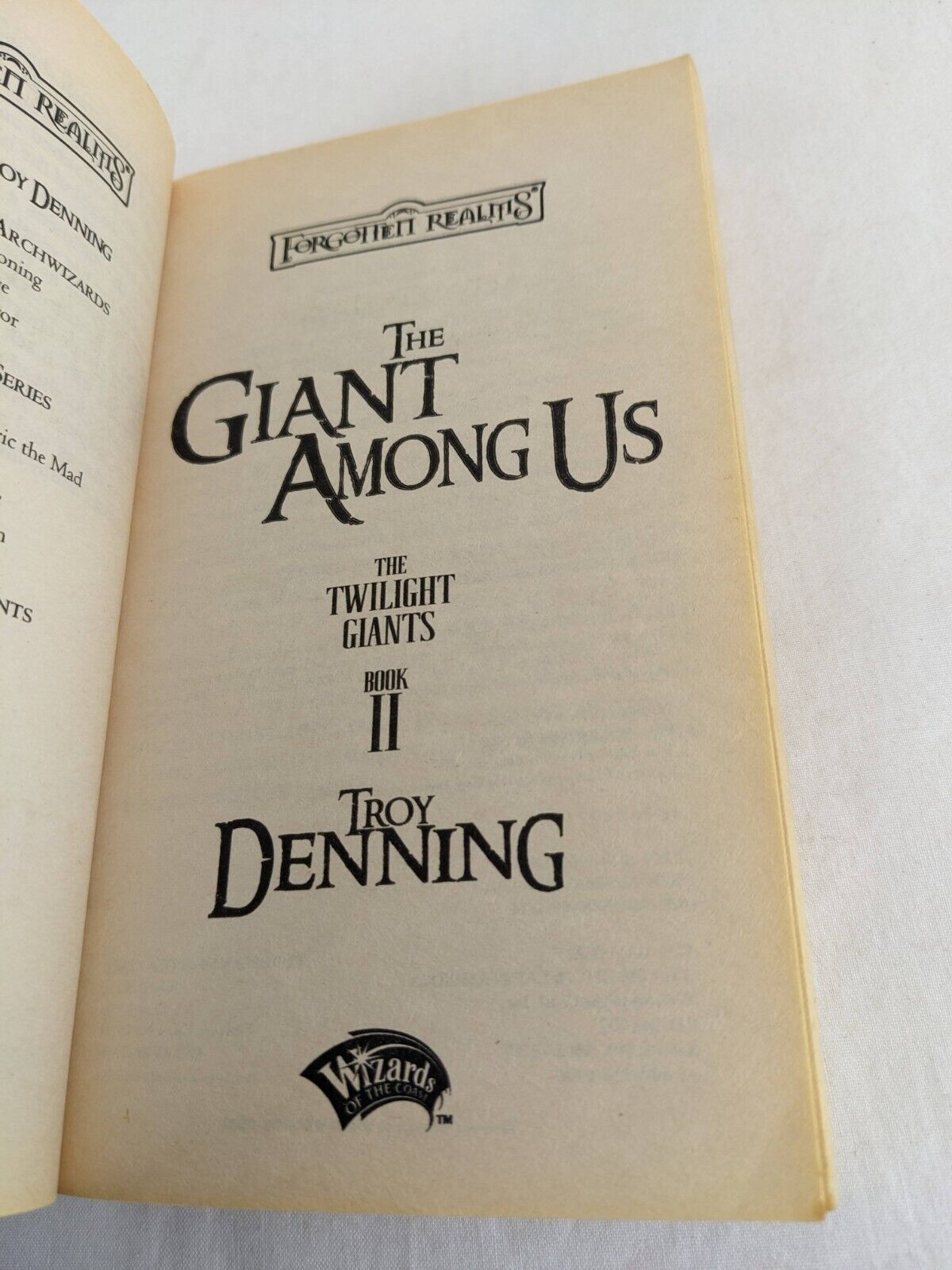 Forgotten Realms: The giant among us by Troy Denning 2005 Twilight giants