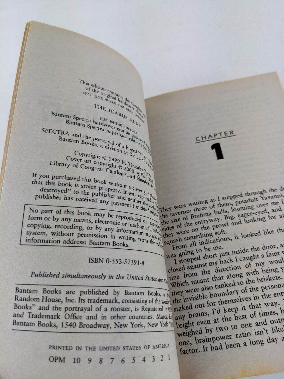 Icarus hunt by Timothy Zahn 2000