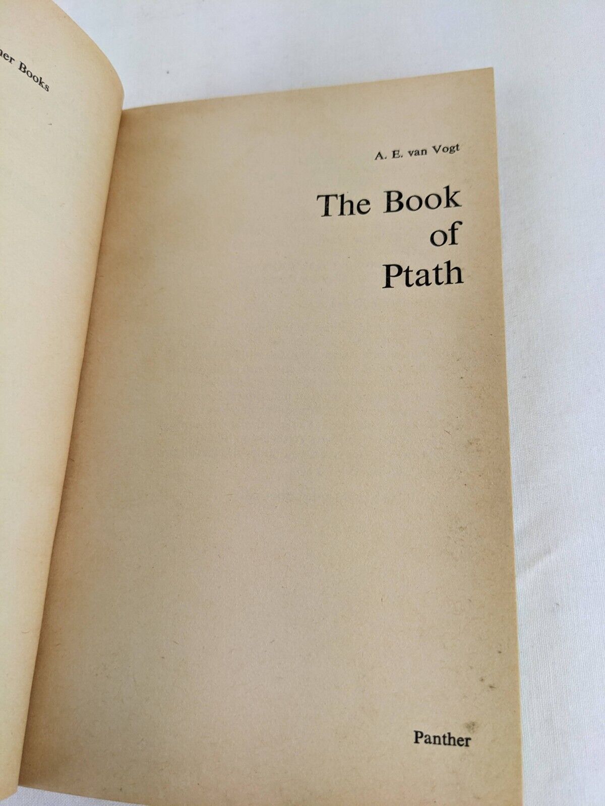 The book of Ptath by A.E. Van Vogt 1973