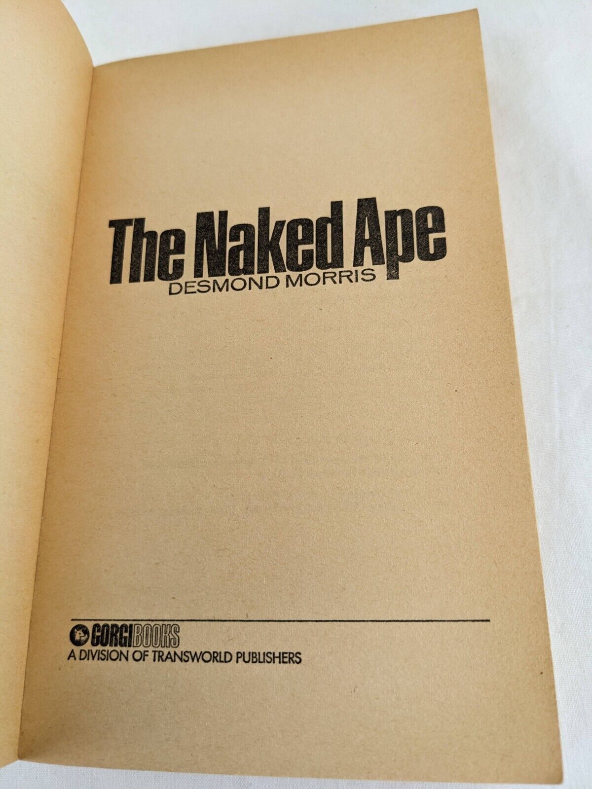 The naked Ape by Desmond Morris 1969 corgi books