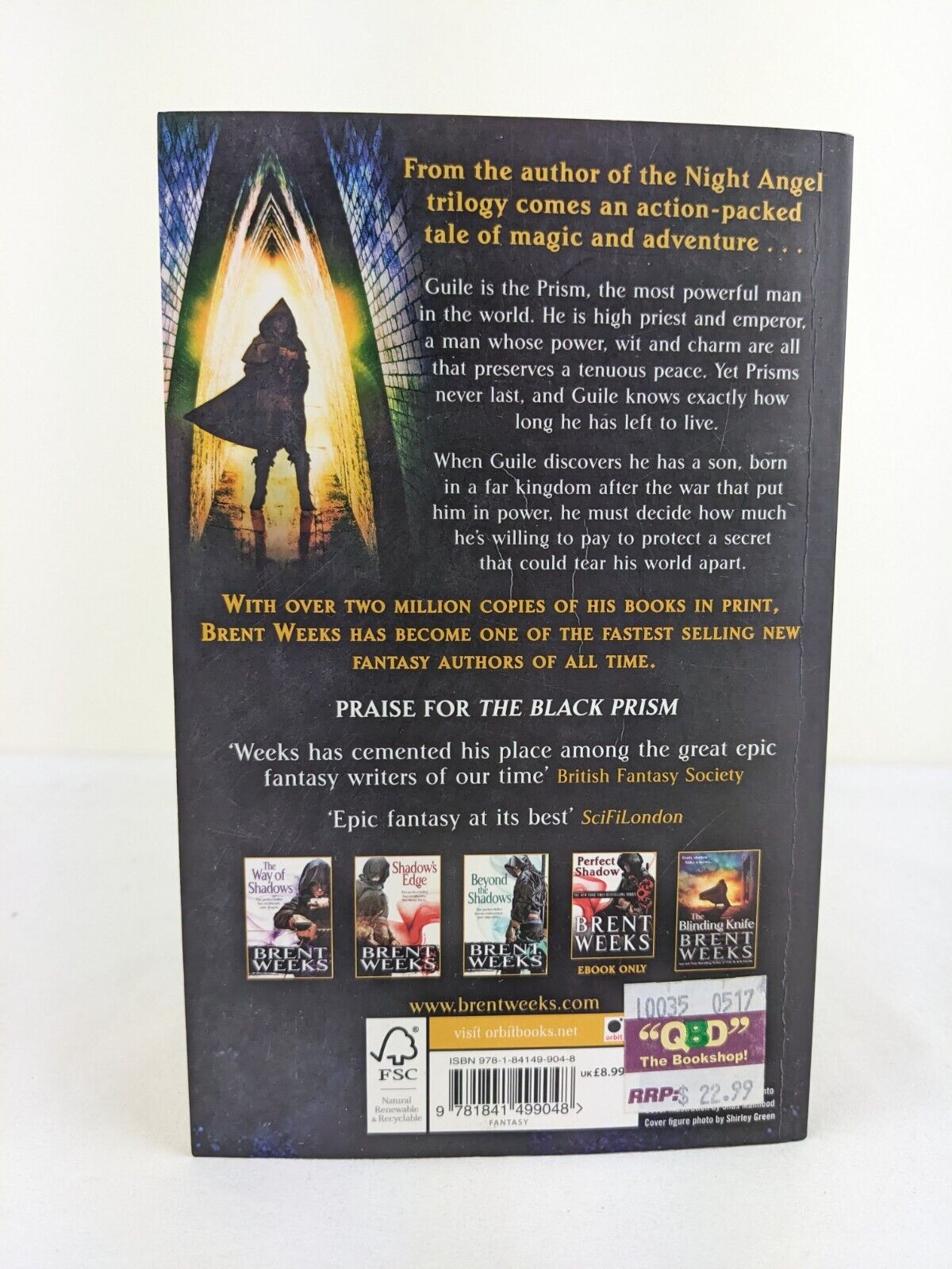 Black Prism by Brent Weeks 2011 Lightbringer