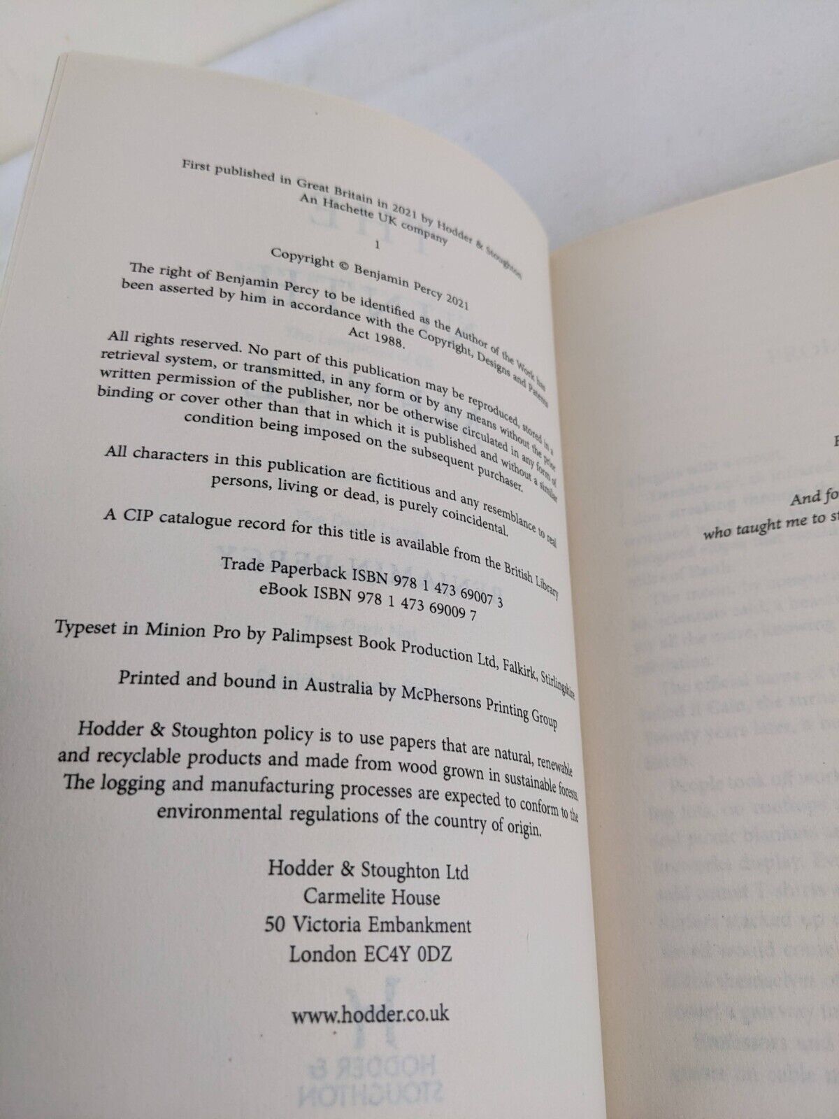 The ninth metal by Benjamin Percy 2021 The comet cycle
