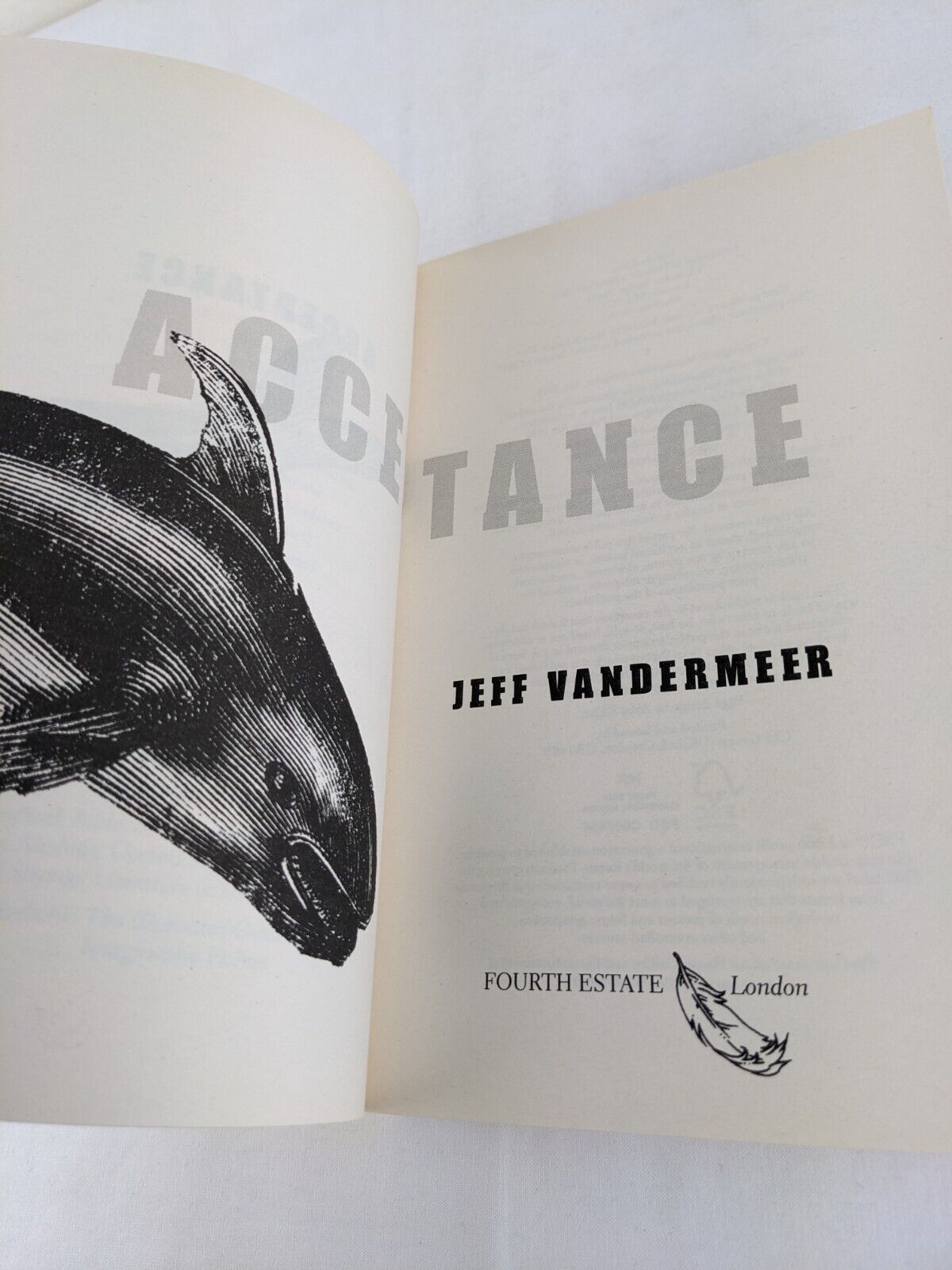 Acceptance by Jeff Vandermeer 2015 Southern Reach