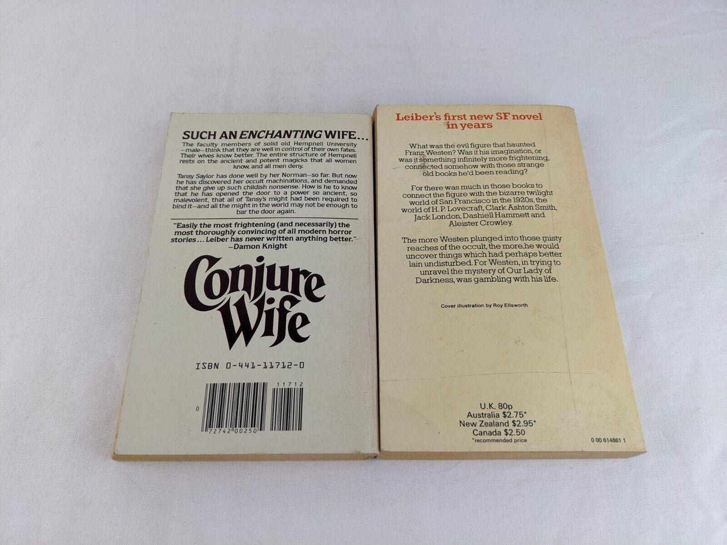 Conjure wife & Our lady of darkness by Fritz Leiber 1978