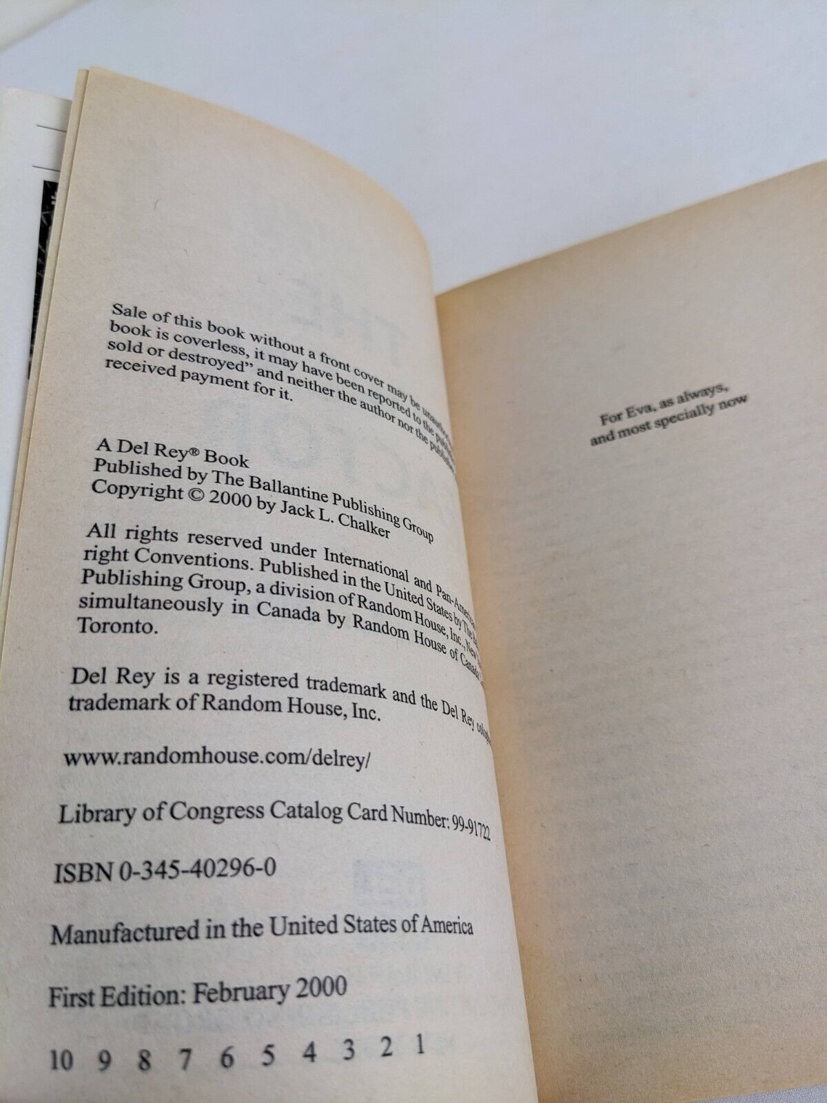 The Moreau factor by Jack L. Chalker 2000