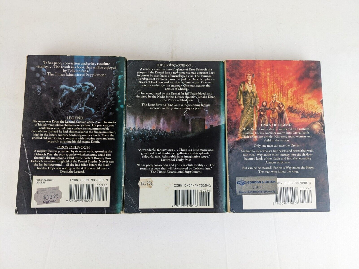Legend, The King & Waylander by David Gemmell 1987