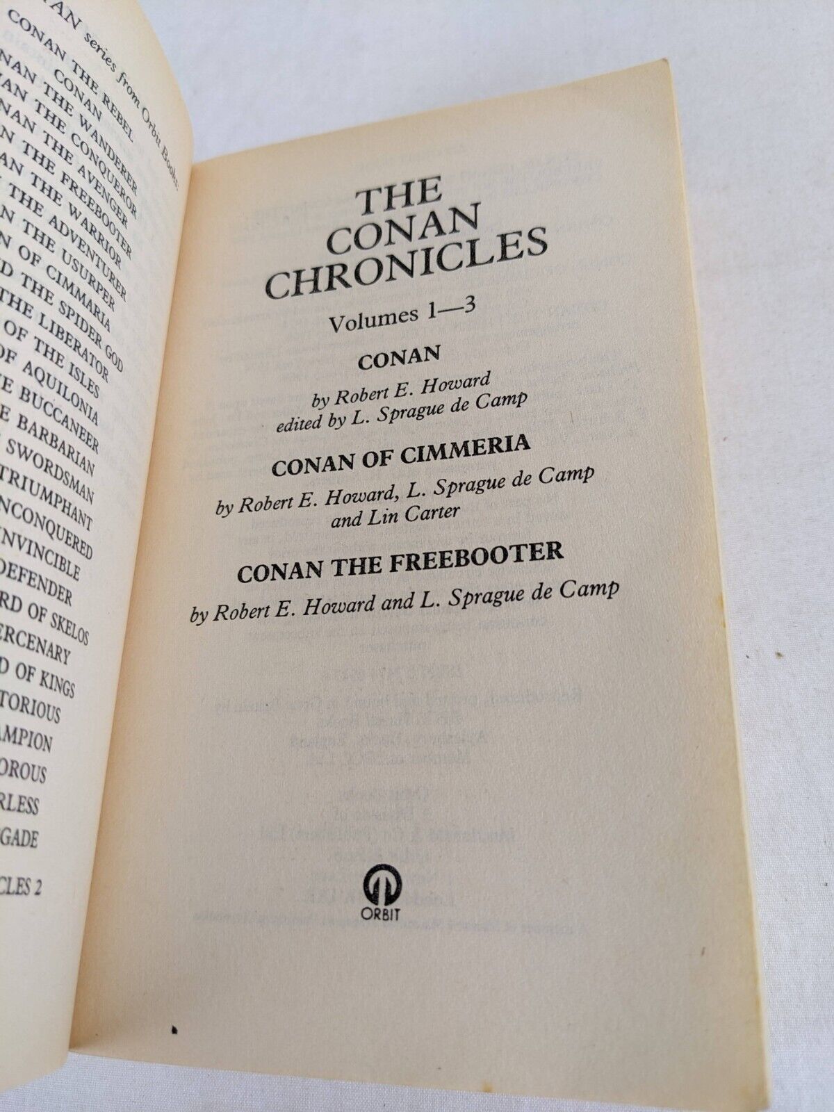 The conan chronicles: Conan cimmeria, freebooter by Howard, Sprague, Carter 1990