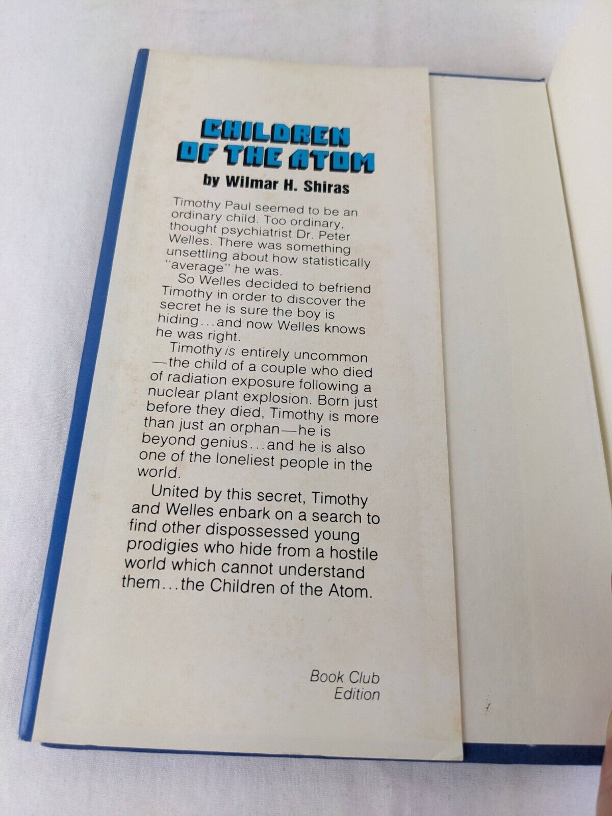 Children of the atom by Wilmar H. Shiras 1953 Hardcover Book Club Edition