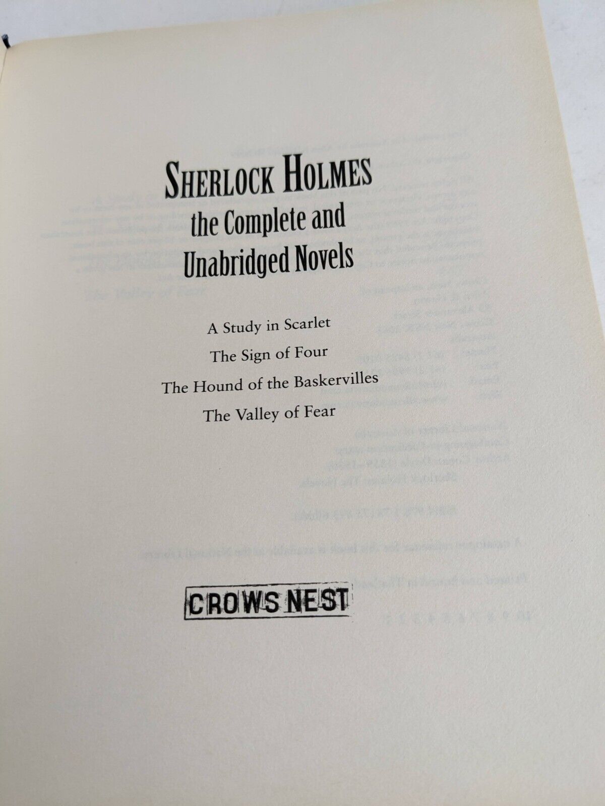 Sherlock Holmes, complete & unabridged by Sir Anthony Conan Doyle 2009