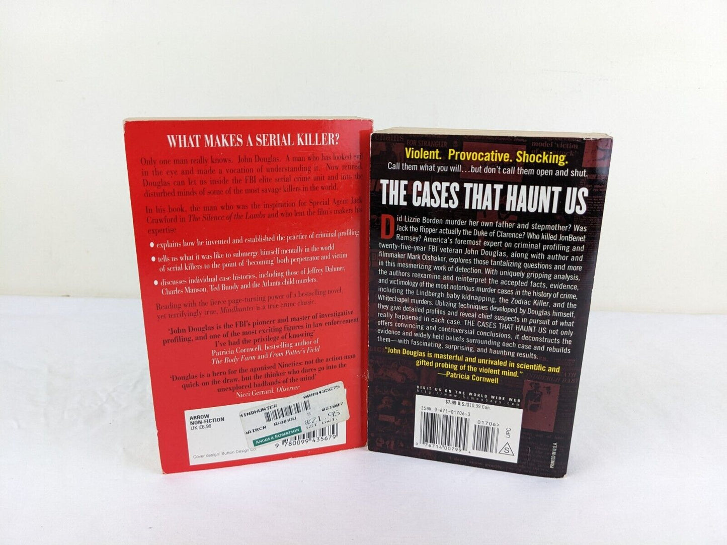 Mindhunter / cases that haunt us by John Douglas & Mark Olshaker 1997