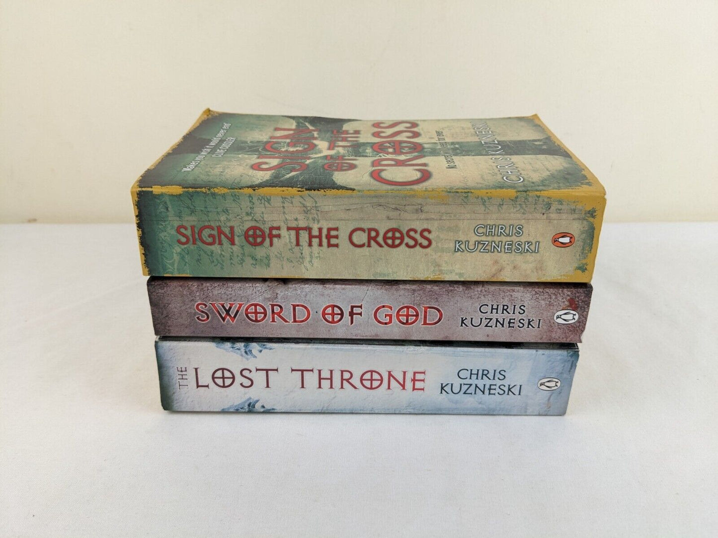 Payne & Jones Series x 3 by Chris Kuzneski 2006 Cross, God & Throne