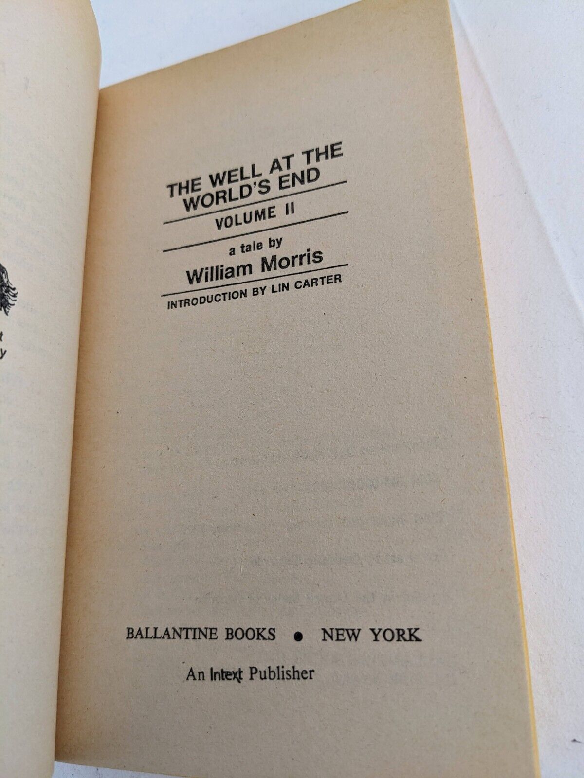 The well at the world's end by William Morris 1971 UK First Printing Volume 1/2