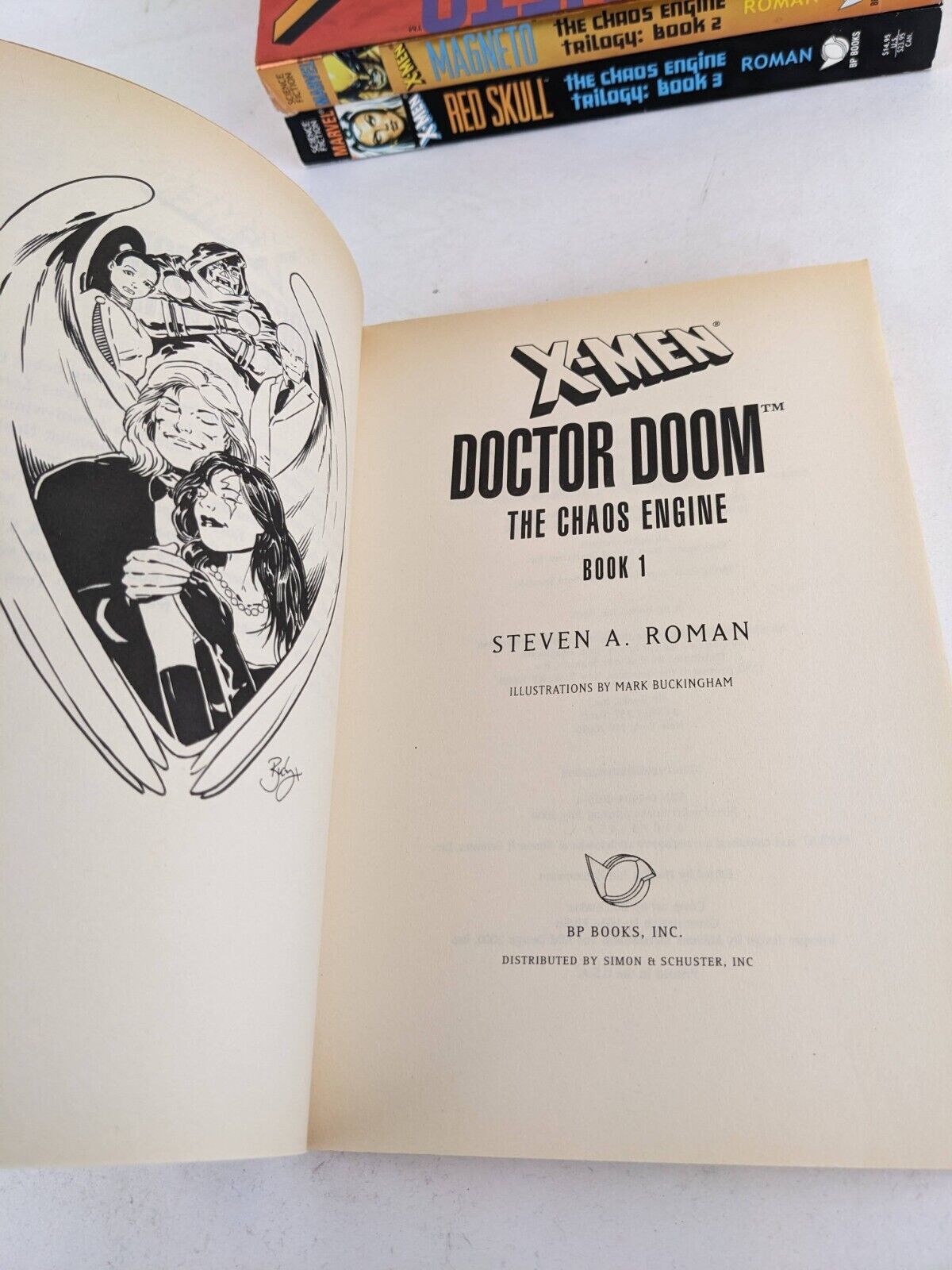The Chaos Engine Series by Steven A. Roman 2000 Doctor Doom, Magneto & Red Skull