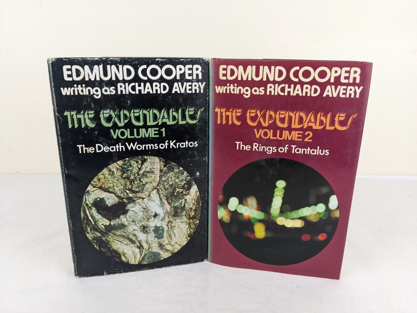 The expendables volume 1 & 2 by Edmund Cooper 1975 Hardcover Kratos / Tantalus