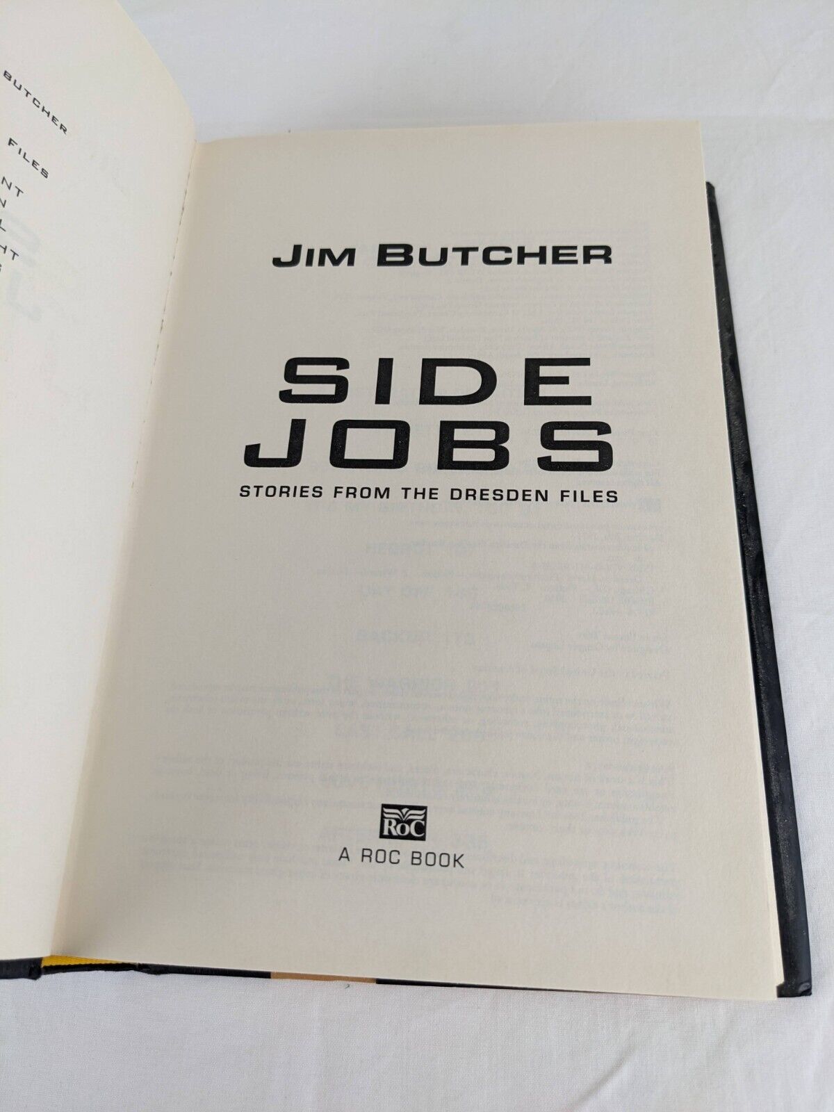 Side jobs by Jim Butcher 2010 Hardcover First edition - Dresden