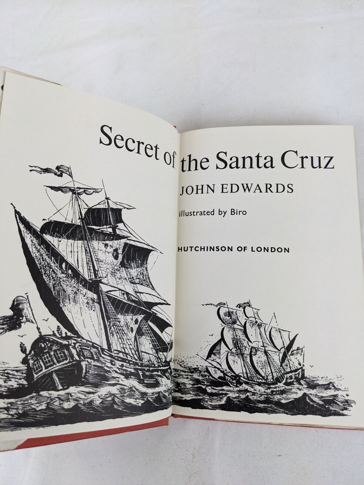 Secret of the Santa Cruz by John E. Edwards - Illustrated by Biro 1964 hardcover