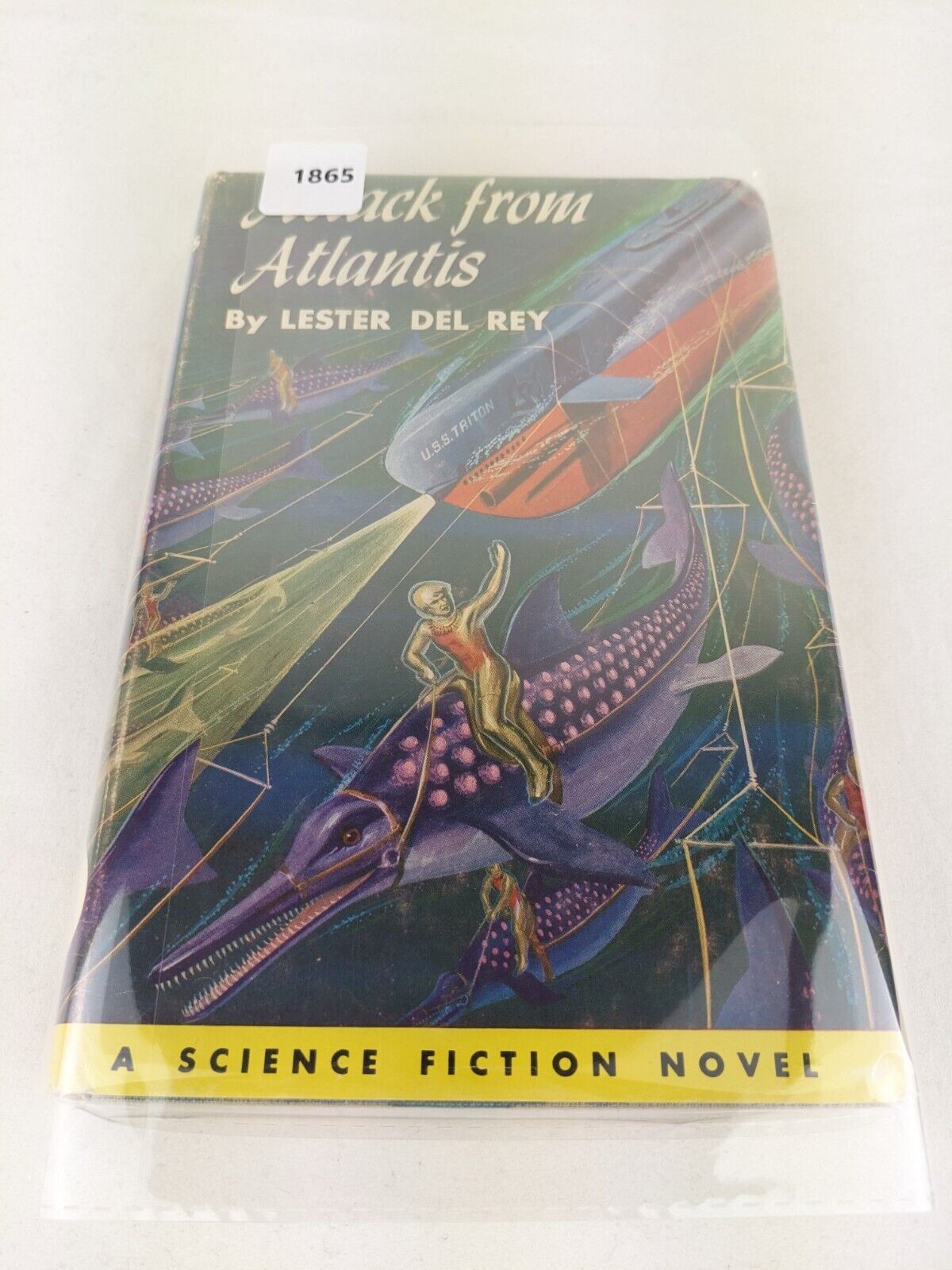 Attack from Atlantis by Lester Del Rey 1972 hardcover vintage Science fiction