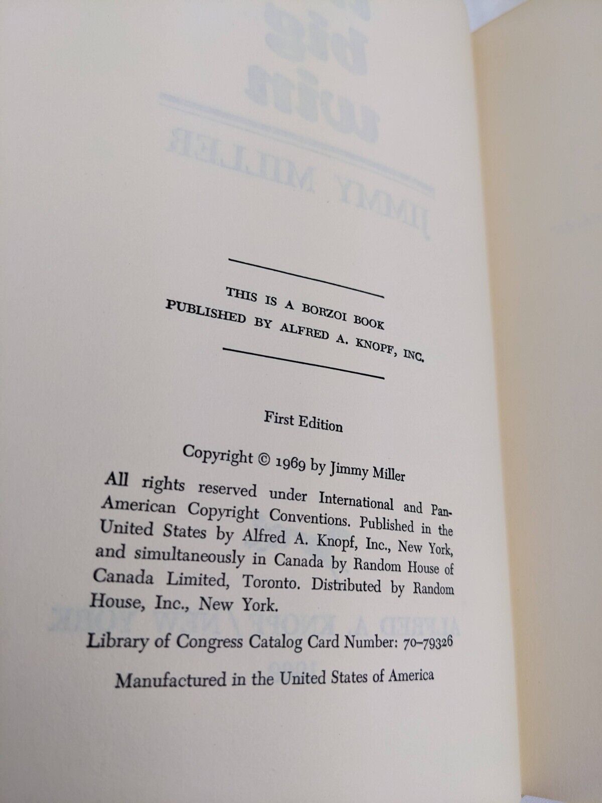 The big win by Jimmy Miller 1969 First Edition Hardcover