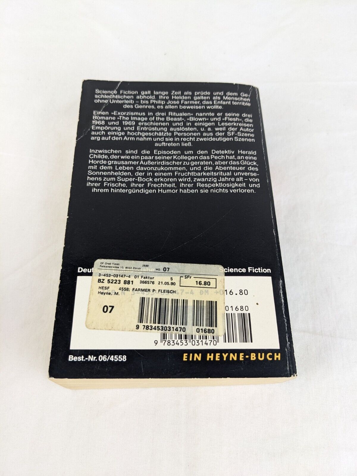 Image of the Beast Series by Philip Jose Farmer 1989 "FLEISCH GERMAN EDITION "